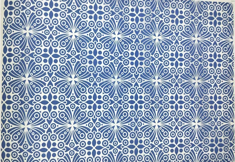 Blue and White Ceramic Underglaze Sticker Set 19 Blue and White Ceramic Underglaze Sticker Set - Image 19