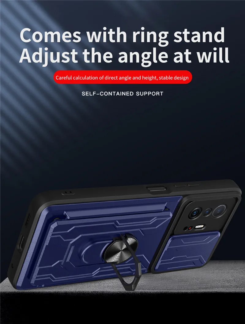 Xiaomi 11T 11T Pro Magnetic Ring Phone Case 4 Xiaomi 11T 11T Pro Magnetic Ring Phone Case - Image 4