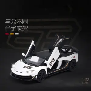 1:32 LP770 Diecast Lamborghini Aventador SVJ Car 30 S1552b437641a4ac8944313d68ebb12d7O 1