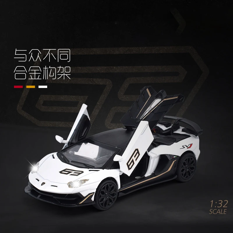 1:32 LP770 Diecast Lamborghini Aventador SVJ Car 10 1:32 LP770 Diecast Lamborghini Aventador SVJ Car - Image 10