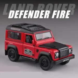 1:32 Orange Land Rover Defender Diecast Model 15 S1586ddc8282d45f1957aa308b55d001fN