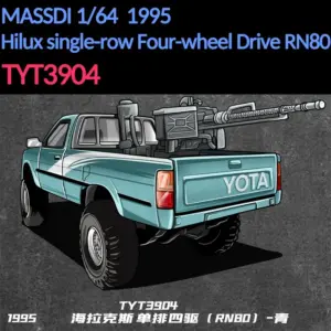 Toyota Hilux 1/64 Diecast Model Replica 22 S159662e406cc4e2f805a653fde14addcE
