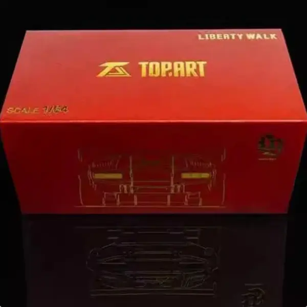 1/64 Scale LB Countach Kantash Model Red Alloy - Image 4