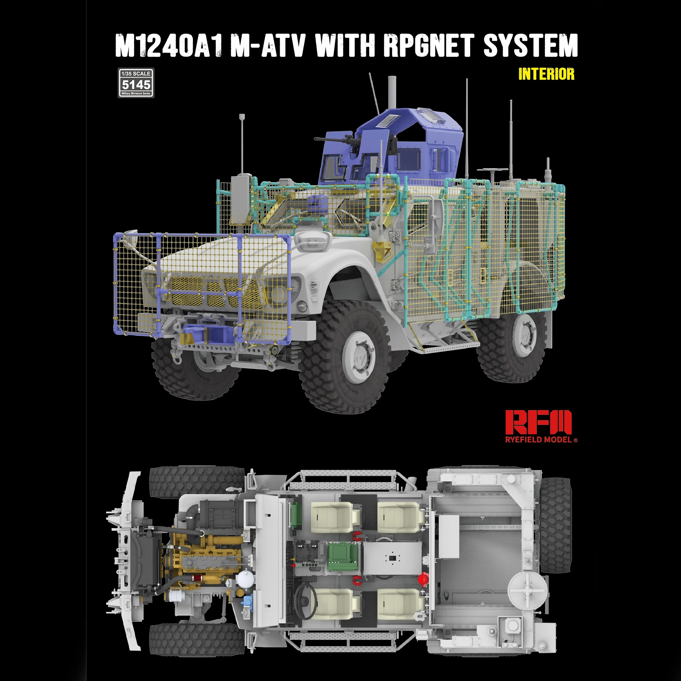 RM-5145 M-ATV Model Kit 1:35 Scale Assembly 5 RM-5145 M-ATV Model Kit 1:35 Scale Assembly - Image 5