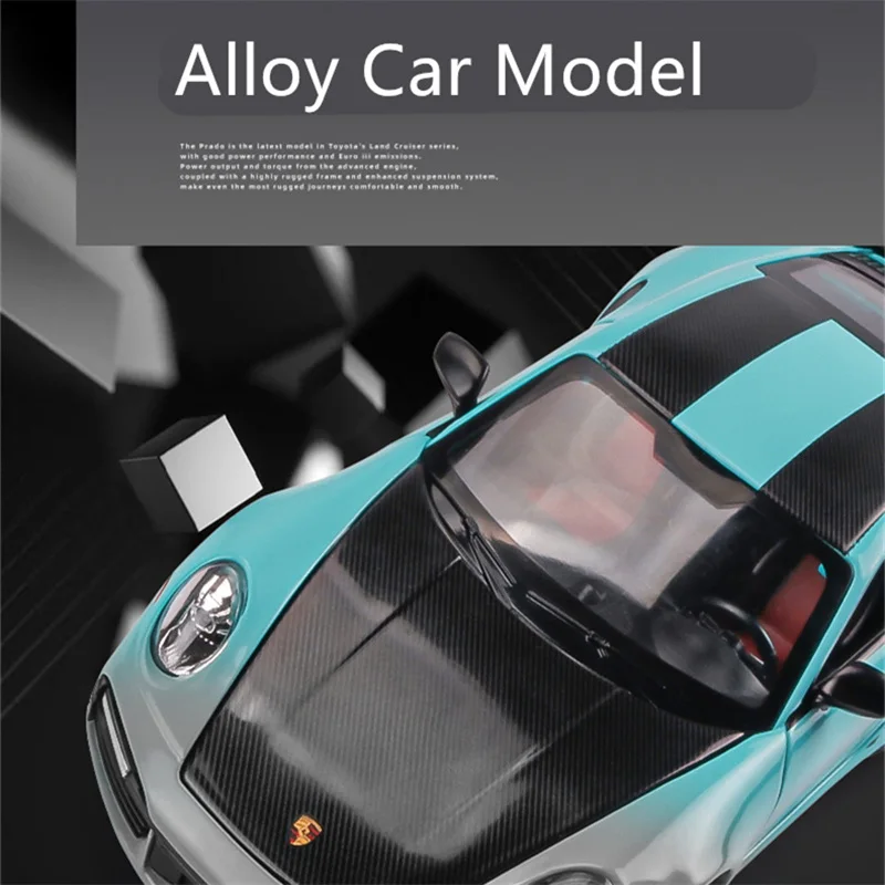 1:24 Porsche 911 Turbo S Diecast Model Car 2 1:24 Porsche 911 Turbo S Diecast Model Car - Image 2