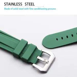 Silicone Watch Band in White Silver Finish 11 S164478b5ec4a41b4bf8786fd47305344g 5