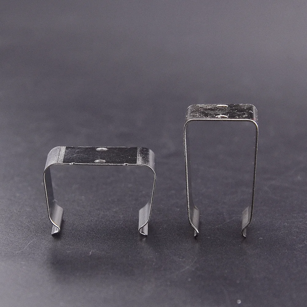 Stainless Steel 9V Battery Clip Holder for Guitars 3 Stainless Steel 9V Battery Clip Holder for Guitars - Image 3