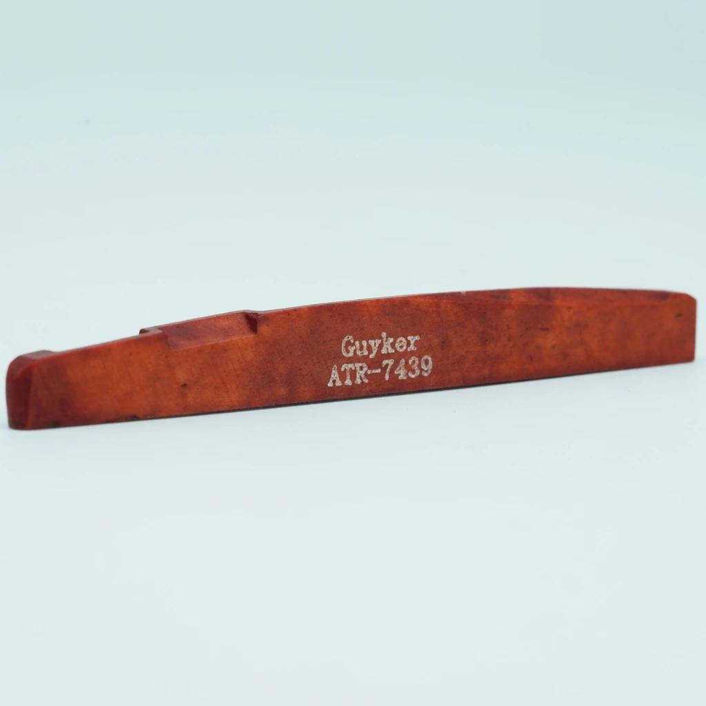 Guyker-Red Acoustic Guitar Bone Bridge Saddle 13 Guyker-Red Acoustic Guitar Bone Bridge Saddle - Image 13