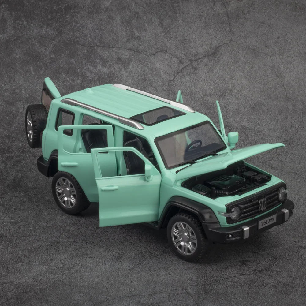 Light Blue 1:32 Diecast Off-Road Model Car 4 Light Blue 1:32 Diecast Off-Road Model Car - Image 4