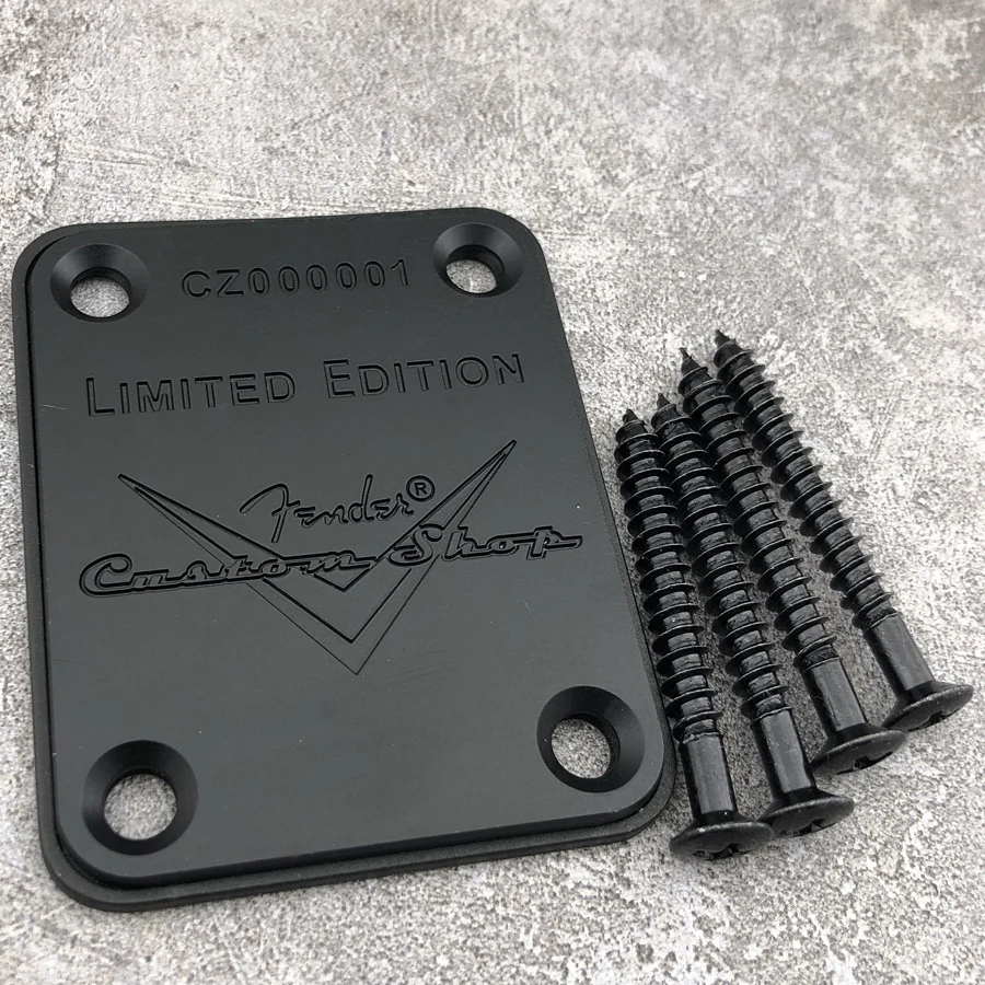 Custom Shop Limited Edition Guitar Neck Plate 2 Custom Shop Limited Edition Guitar Neck Plate - Image 2