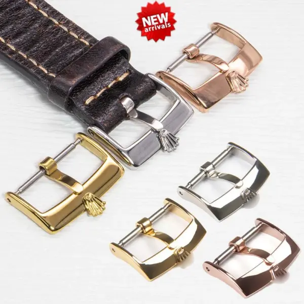 Stainless Steel Watch Buckle for 16-20mm Straps - Image 2