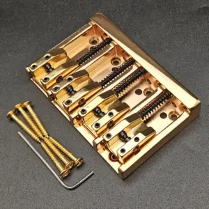 Vintage 5-String Locked Saddle Bass Bridge 17 S17e7ded4c83b41f7970556c677aec331N 2