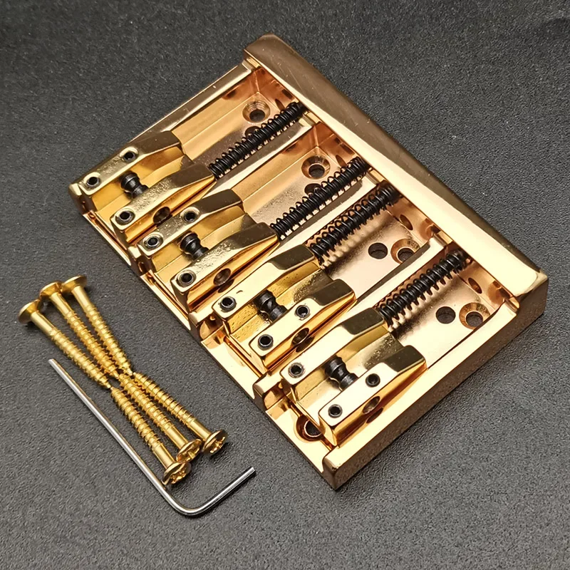 Vintage 5-String Locked Saddle Bass Bridge 7 Vintage 5-String Locked Saddle Bass Bridge - Image 7