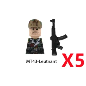 World War II British Military Figure Block Set