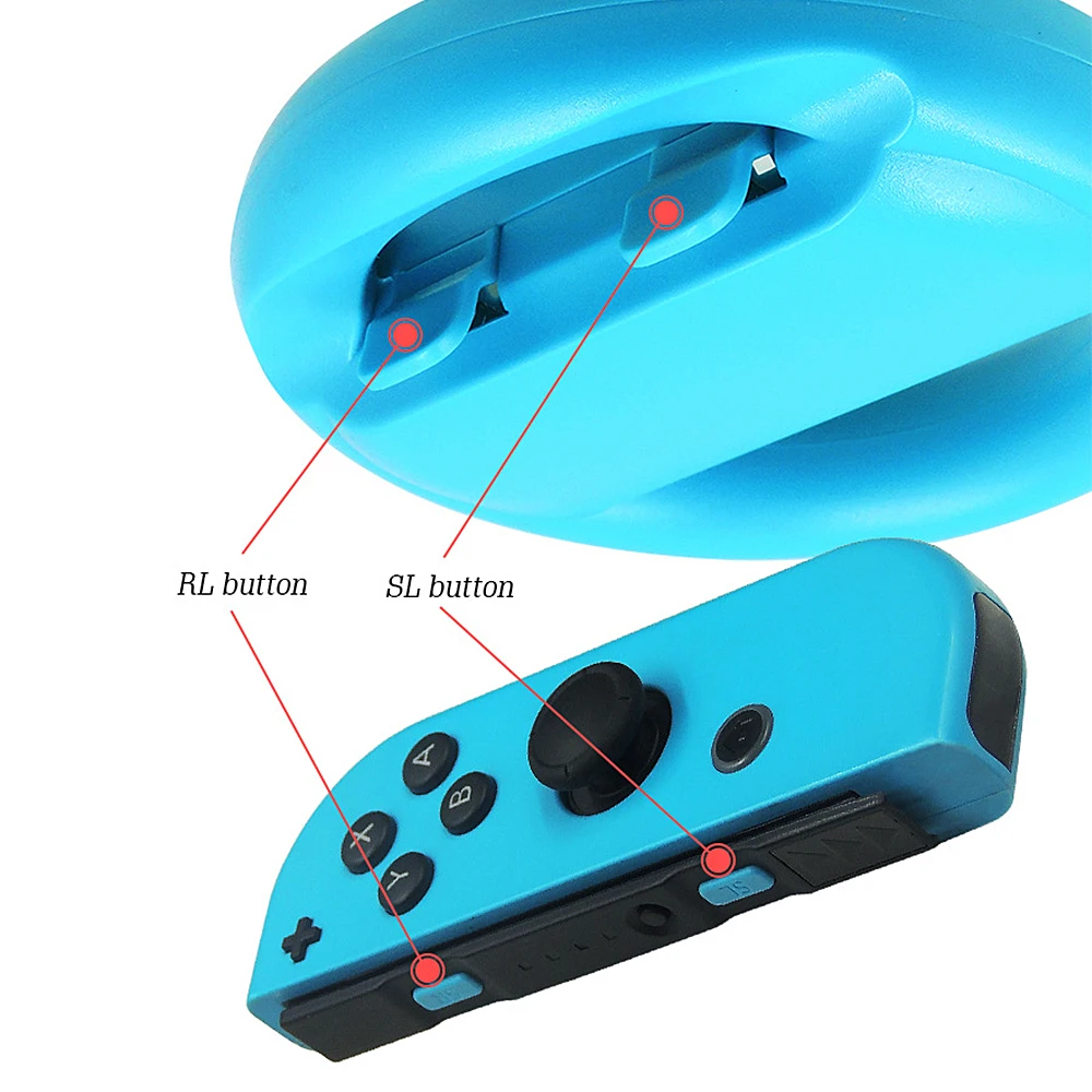 Black Joy-Con Racing Wheel Grips for Switch 4 Black Joy-Con Racing Wheel Grips for Switch - Image 4