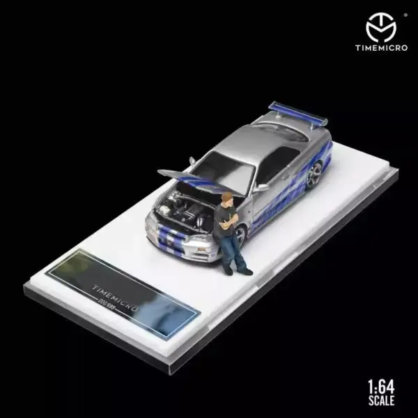 Skyline GTR R34 Z Tune Diecast Model 1:64 - Image 4