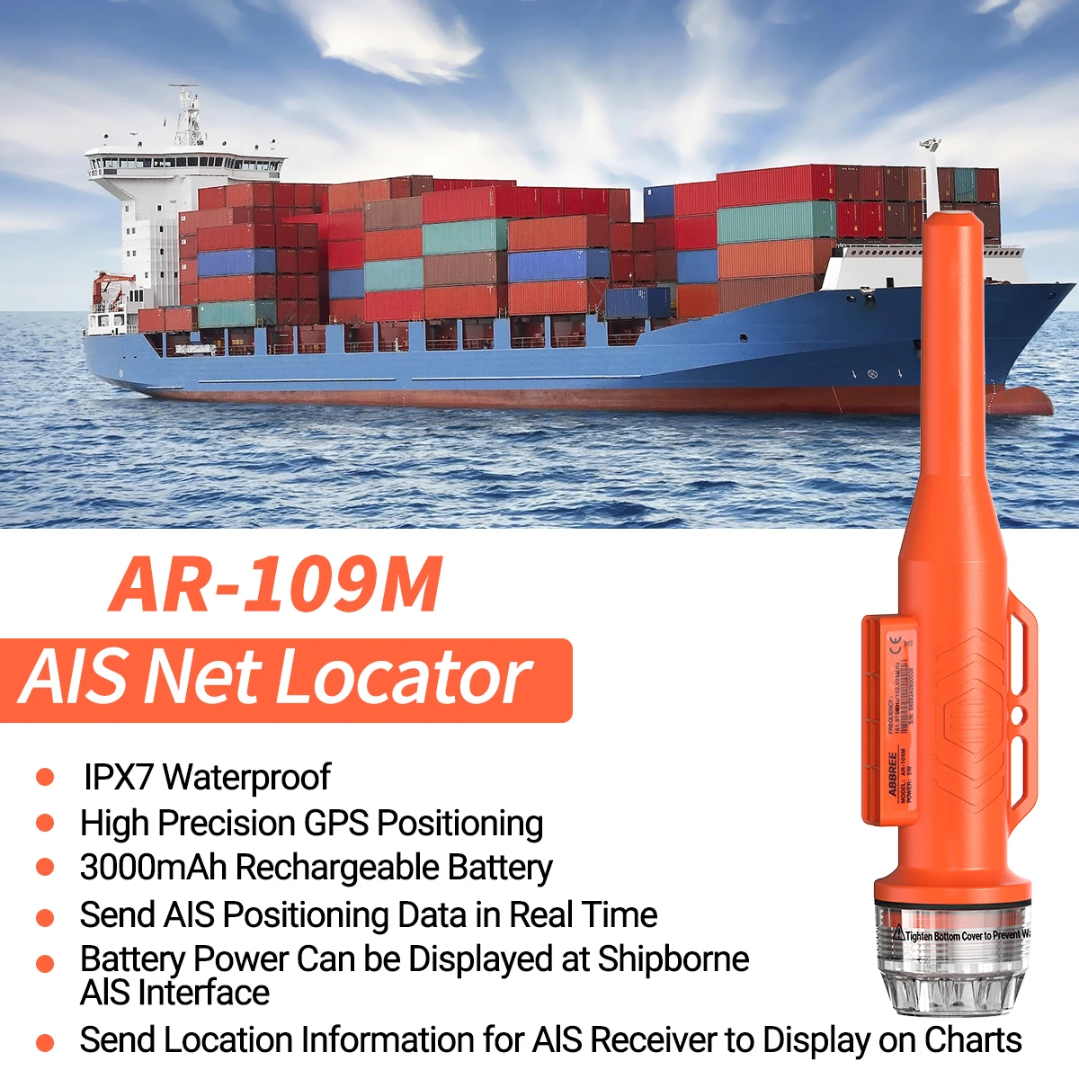 ABBREE AR-109M AIS Net Locator Device 3 ABBREE AR-109M AIS Net Locator Device - Image 3