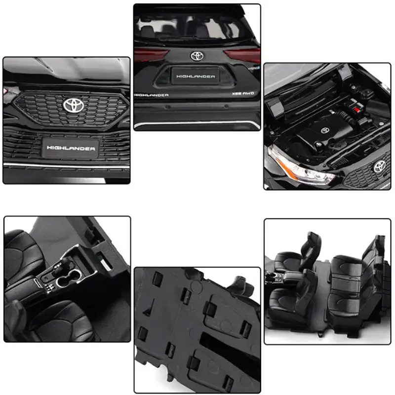 1:32 Toyota Highlander Diecast Model Car 3 1:32 Toyota Highlander Diecast Model Car - Image 3