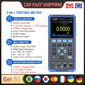 OWON HDS242S Handheld Digital Oscilloscope 250MS/s
