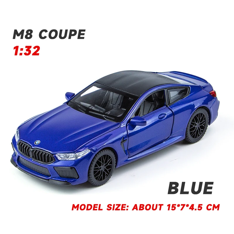 BMW M8 Diecast Model Car 1:32 Scale Black 8 BMW M8 Diecast Model Car 1:32 Scale Black - Image 8