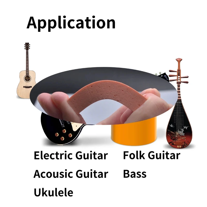 Baroque Fret Eraser Set of 3 for Guitar 5 Baroque Fret Eraser Set of 3 for Guitar - Image 5