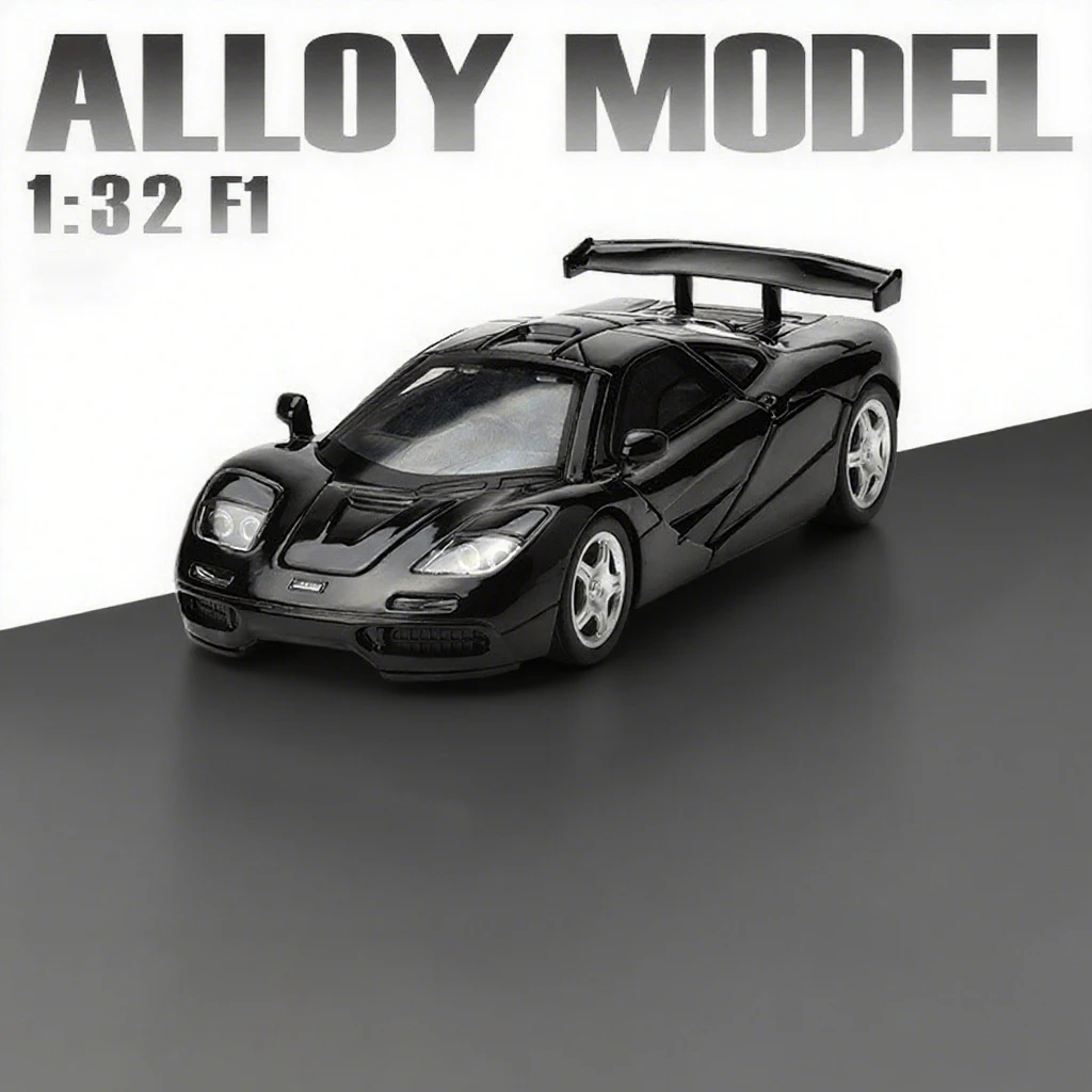 1:32 Scale Silver Alloy Sports Car Model 9 1:32 Scale Silver Alloy Sports Car Model - Image 9