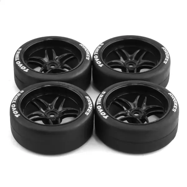 4pcs Drift Car Tires and Wheels for 1/10 RC - Image 6