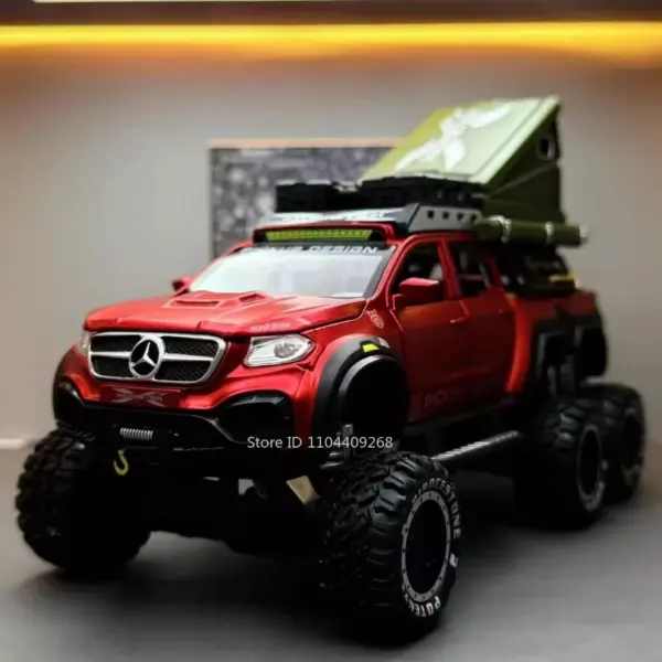 1:28 Scale UNIMOG Motorhome X-Class Model - Image 6