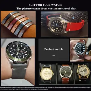 Genuine Leather Watch Band for Various Models 13 S1bd5554ca7004ca280ba5b9d11085e46k 11