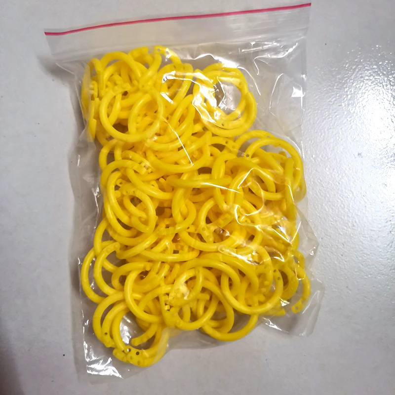 Colorful 100-Piece Plastic Binder Ring Set 12 Colorful 100-Piece Plastic Binder Ring Set - Image 12