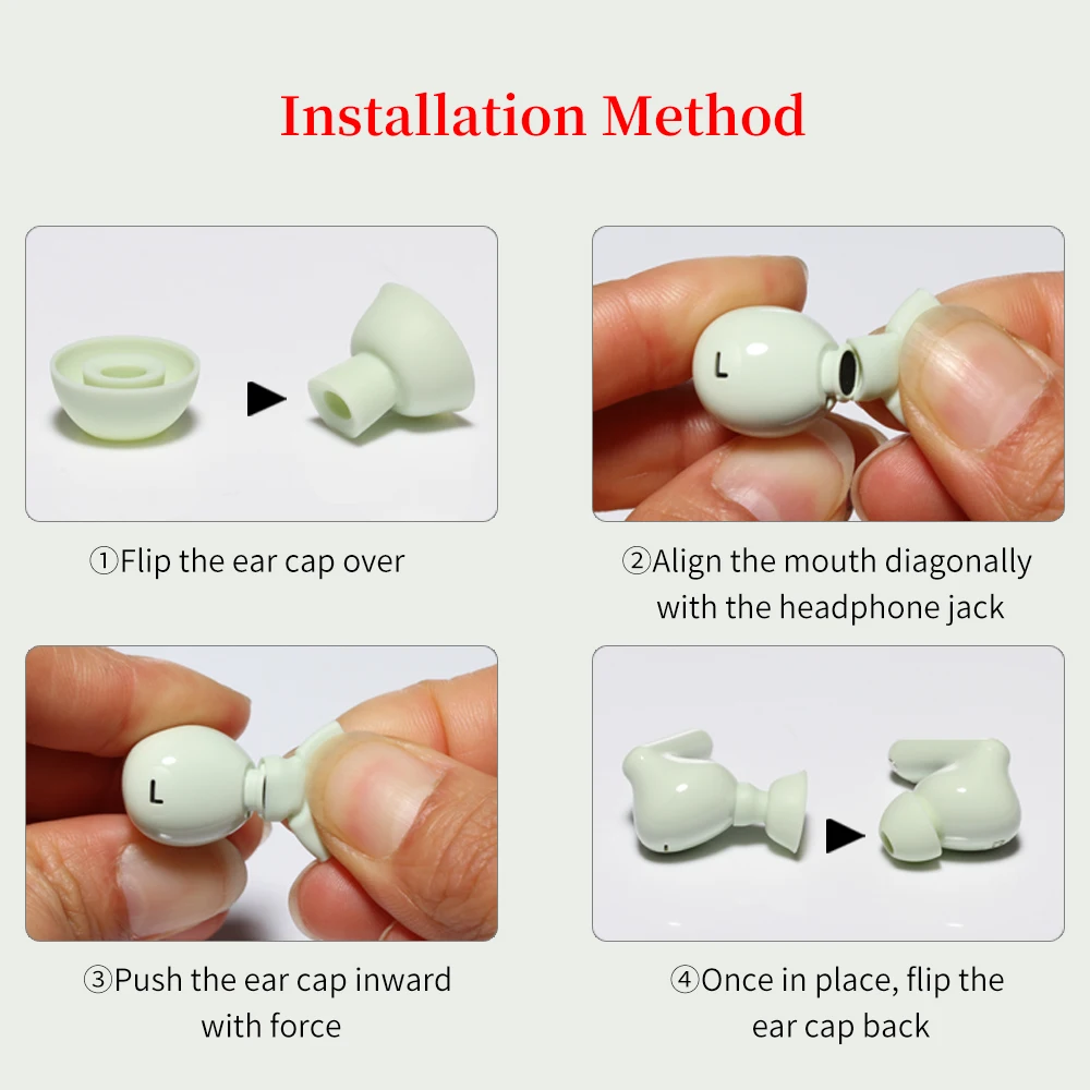 Silicone Ear Tips for OPPO ENCO Air4 Pro 5 Silicone Ear Tips for OPPO ENCO Air4 Pro - Image 5