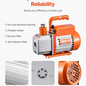 VEVOR Vacuum Pump with 0.35 qt Oil Bottle 15 S1d8a256150d84a1b80f25cac1abb35a4B