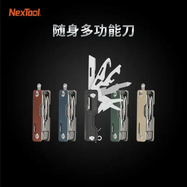 NexTool 10-in-1 Compact Multitool Khaki - Image 2