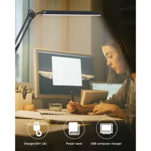 Dimmable 10W LED Desk Lamp with Clamp 14 S1defa2521efb4a83aaa74fa5dcc480bft