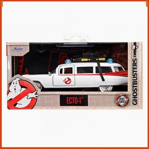 1:32 Scale Cadi ECTO-1 Diecast Model White - Image 5