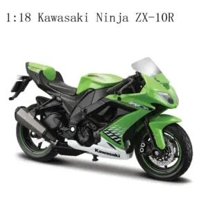 Maisto 1:18 Motorcycle Series Miniature Model Ducati Kawasaki Bmw Moto Diecast Model Edition Alloy Luxury Vehicle Toys Kids Gift
