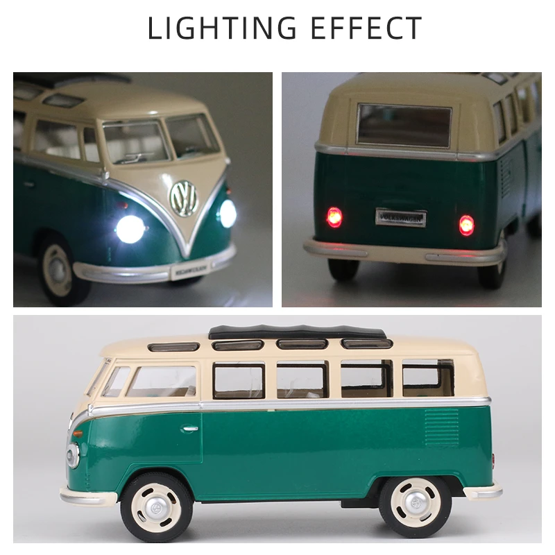 Volkswagen T1 Bus 1:24 Diecast Model Vehicle 4 Volkswagen T1 Bus 1:24 Diecast Model Vehicle - Image 4