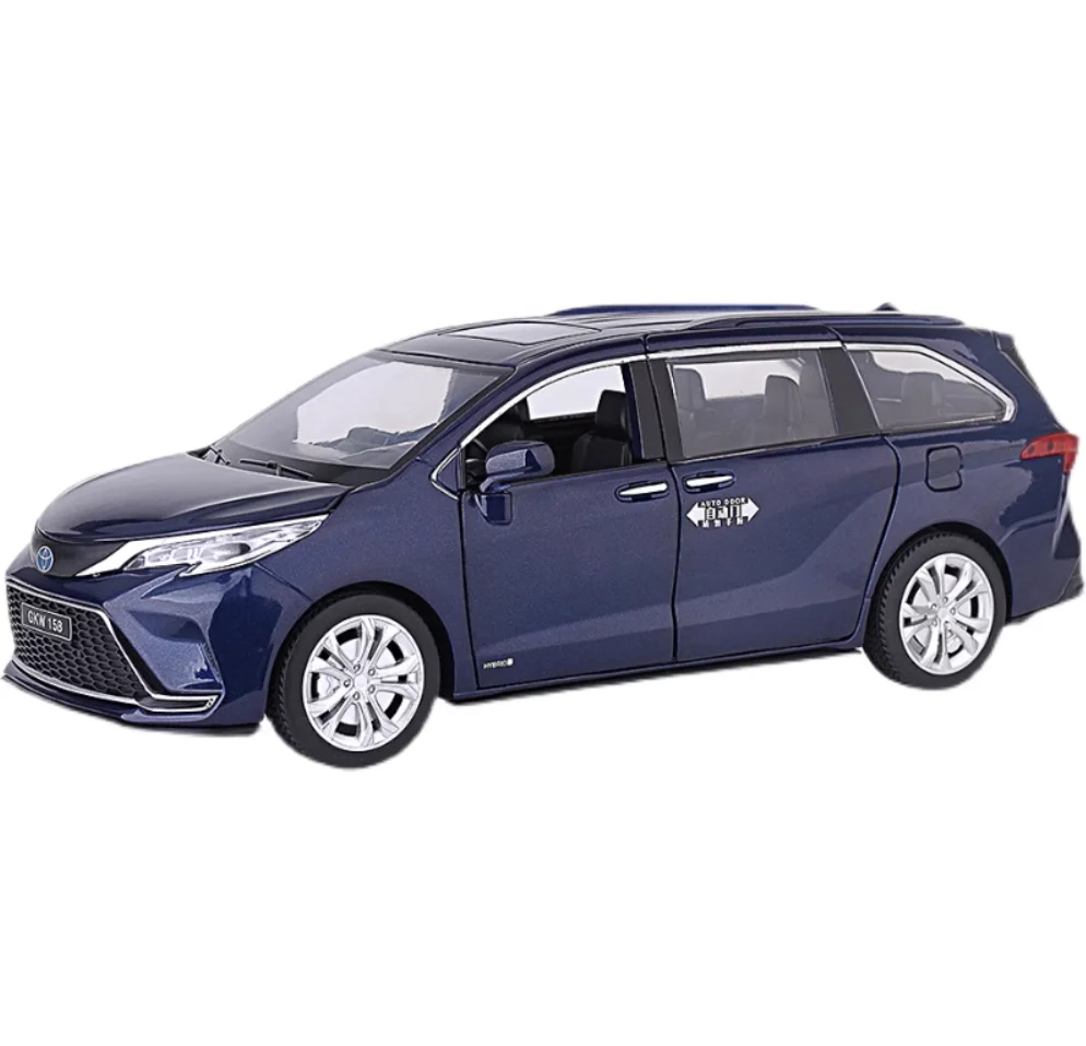 1:24 Scale Blue Toyota Sienna Diecast Model 7 1:24 Scale Blue Toyota Sienna Diecast Model - Image 7