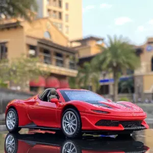 1:32 Red Alloy Sports Car Model Diecast 7 S1e5e17b9d4f249deba950be2494d85e2b