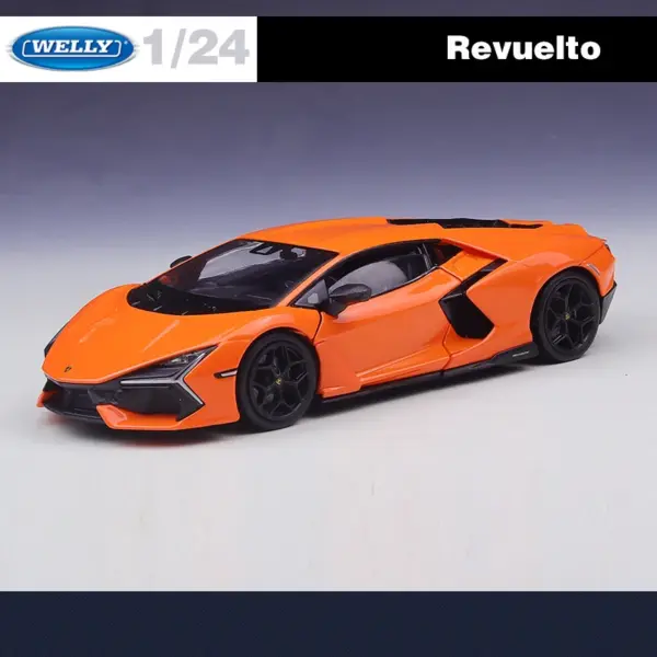 Lamborghini Revuelto 1:24 Scale Diecast Model - Image 6
