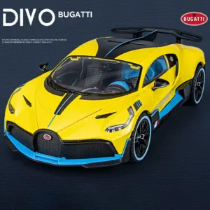 1:18 Bugatti Divo Diecast Model Black Blue 15 S1ed81a39933f48a39bf45d035adeacbds