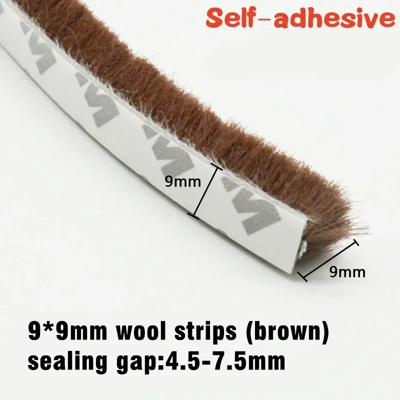 Self-Adhesive Brush Strip Weather Seal 5M/10M 12 Self-Adhesive Brush Strip Weather Seal 5M/10M - Image 12