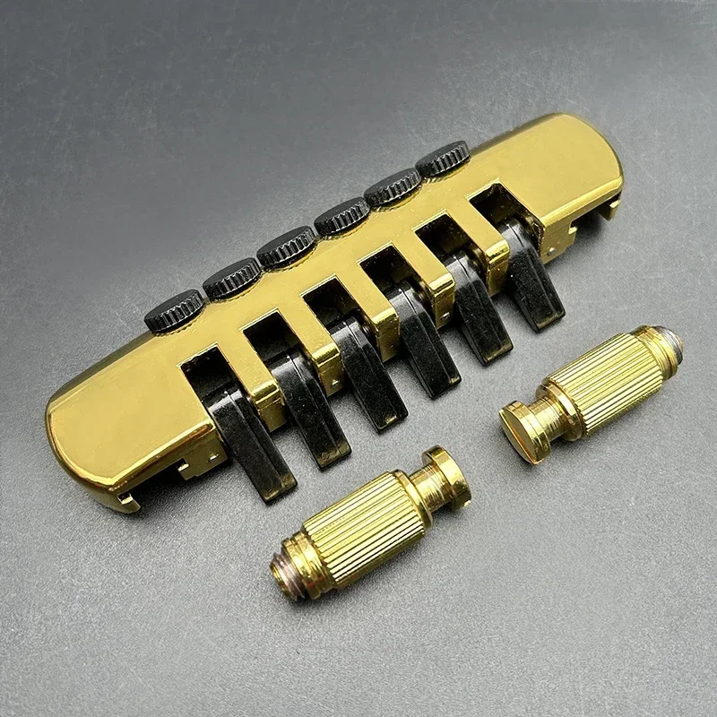 Guitar Rolling Saddle Bridge Tailpiece for LP 7 Guitar Rolling Saddle Bridge Tailpiece for LP - Image 7