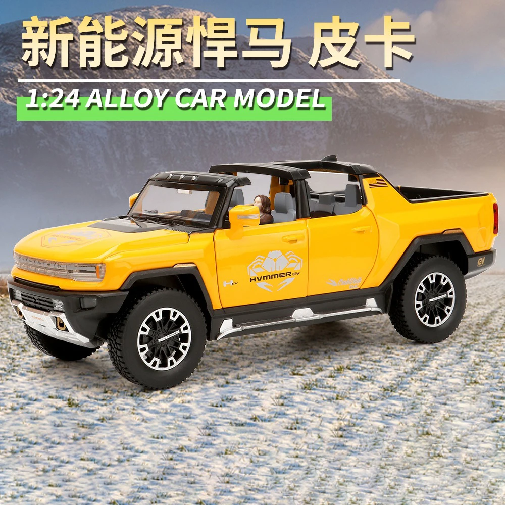 Hummer EV SUV Pickup 1:24 Scale Diecast Model 11 Hummer EV SUV Pickup 1:24 Scale Diecast Model - Image 11