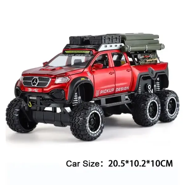 1:28 Scale UNIMOG Motorhome X-Class Model - Image 12