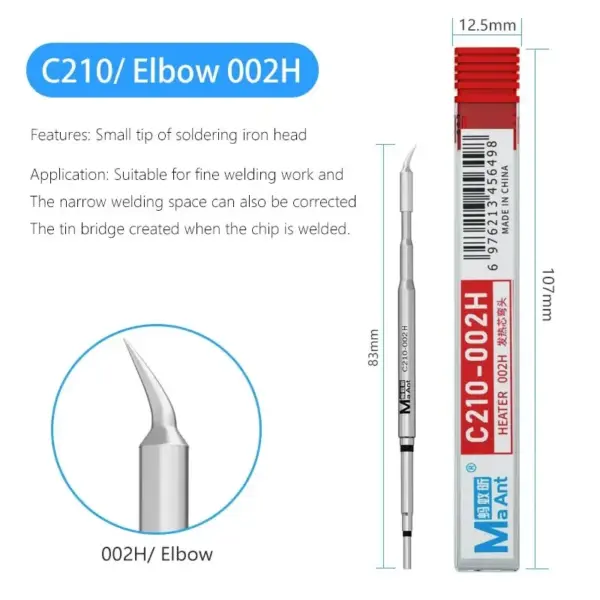 MaAnt C210 Soldering Iron Tip Set - Image 9