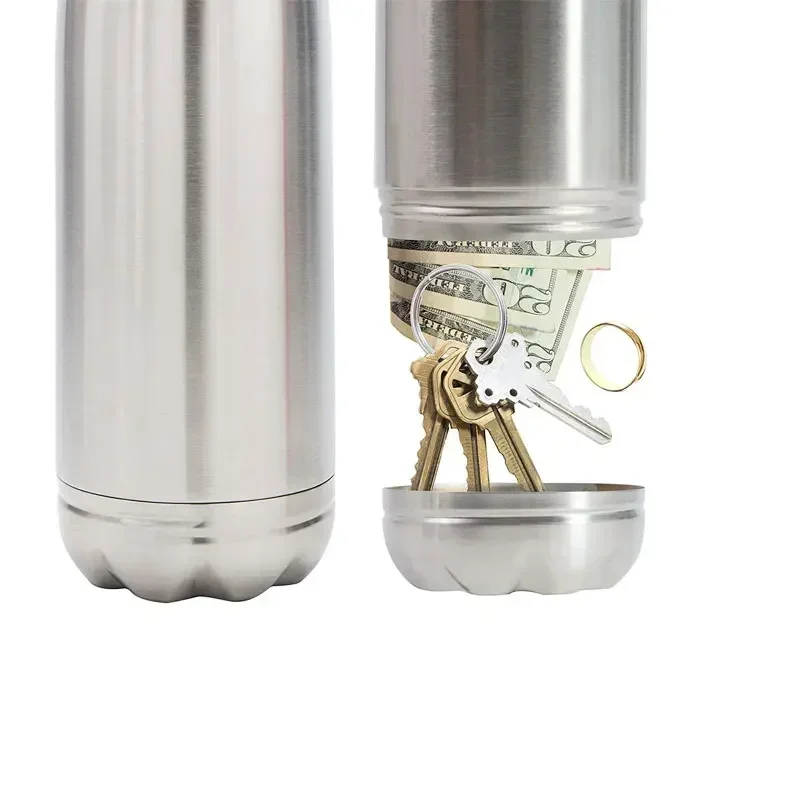 Stylish Stainless Steel Money Box Water Bottle 4 Stylish Stainless Steel Money Box Water Bottle - Image 4