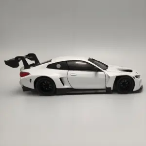 1:24 BMW M4 GT3 Matte Black and Gloss White Diecast 10 S21034c601f5c4d319b3d2c7c9ccad4f40