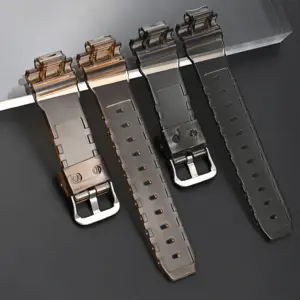 Transparent Orange Silicone Strap for Casio G-Shock 11 S213a64e805fc41acb64adb10f7eb51972 3