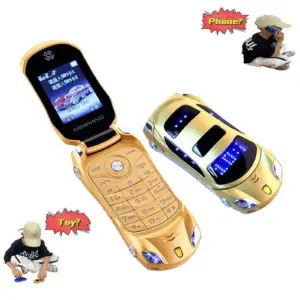 Mini Car Shape Flip Phone with Dual SIM 12 S213c3fd4ce5849b8beb40998c29f3fbaE